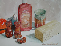 Still 04, Aquarell, Stillleben